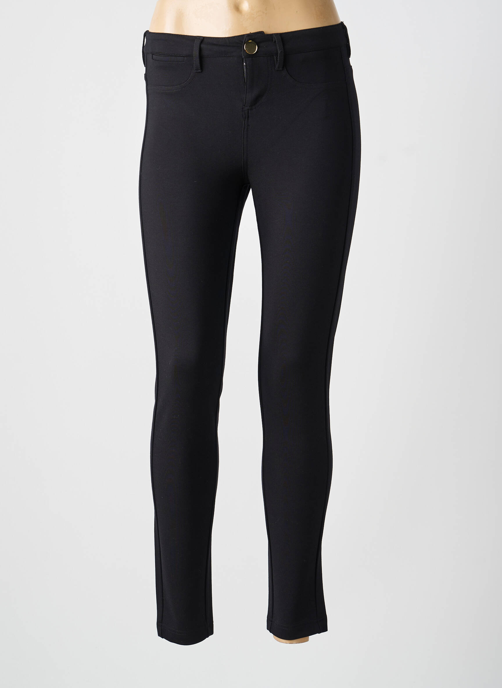 Jegging țesătură jersey talie joasă negru GUESS femeie