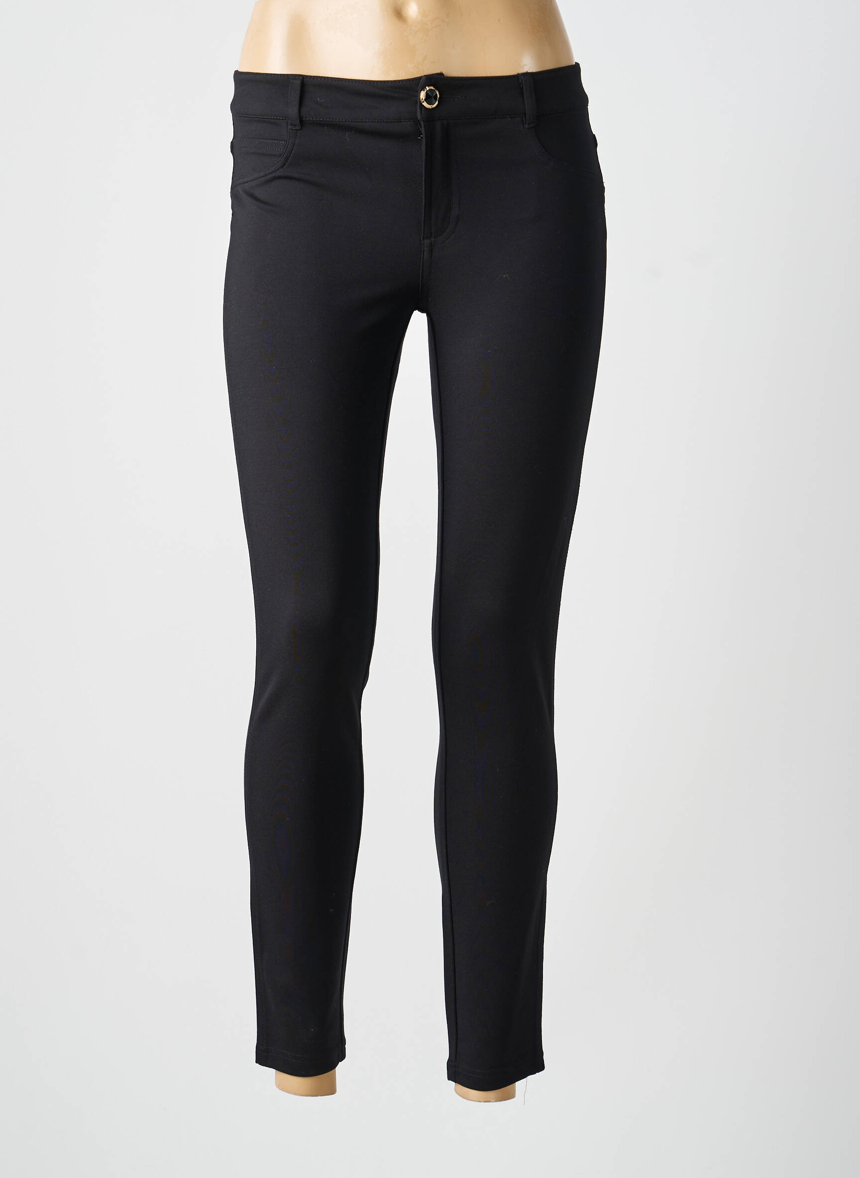 Jegging țesătură jersey mărime normală negru GUESS femeie