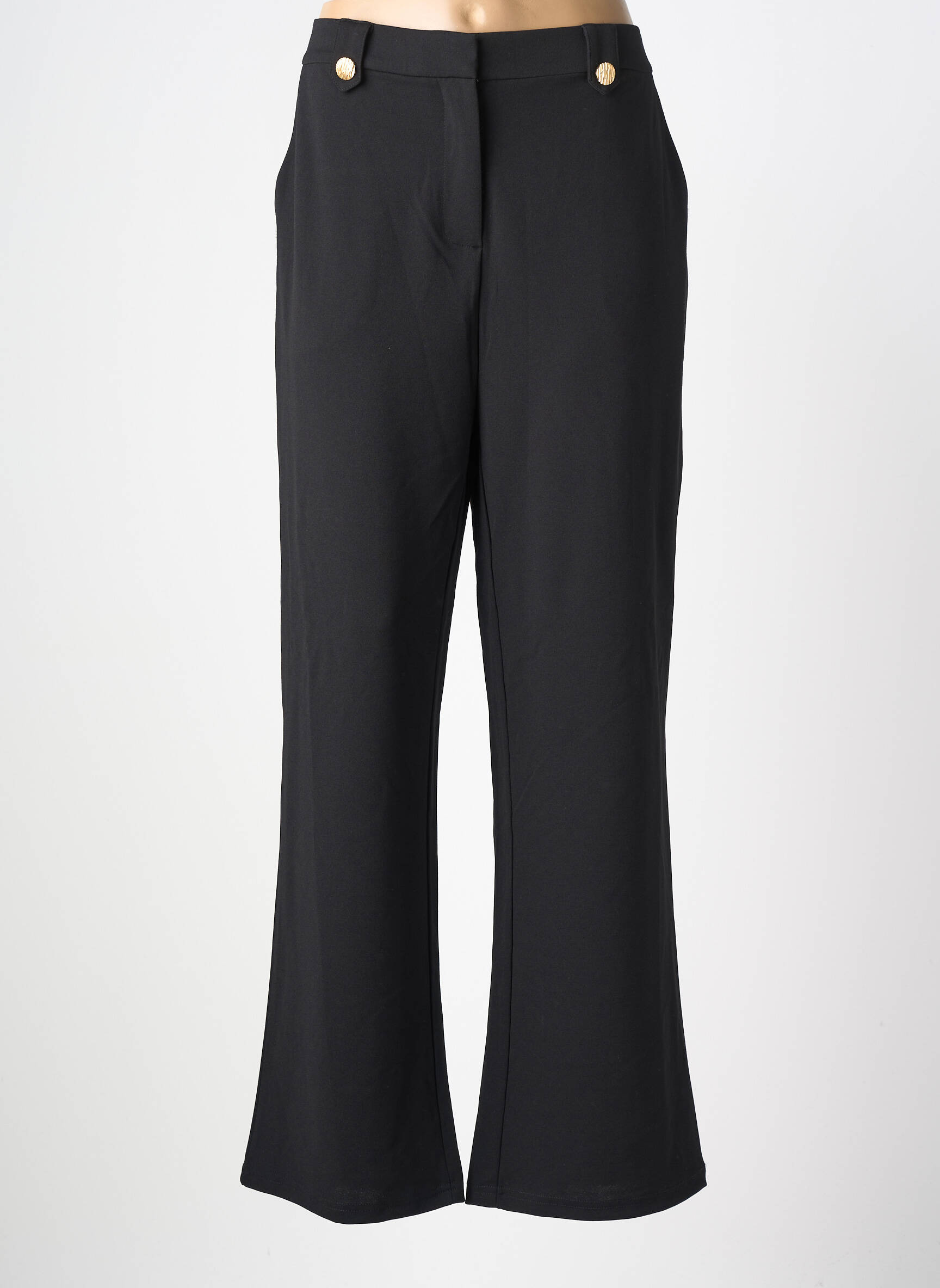 Pantalon evazat elasticitate mărime normală negru VILA femeie
