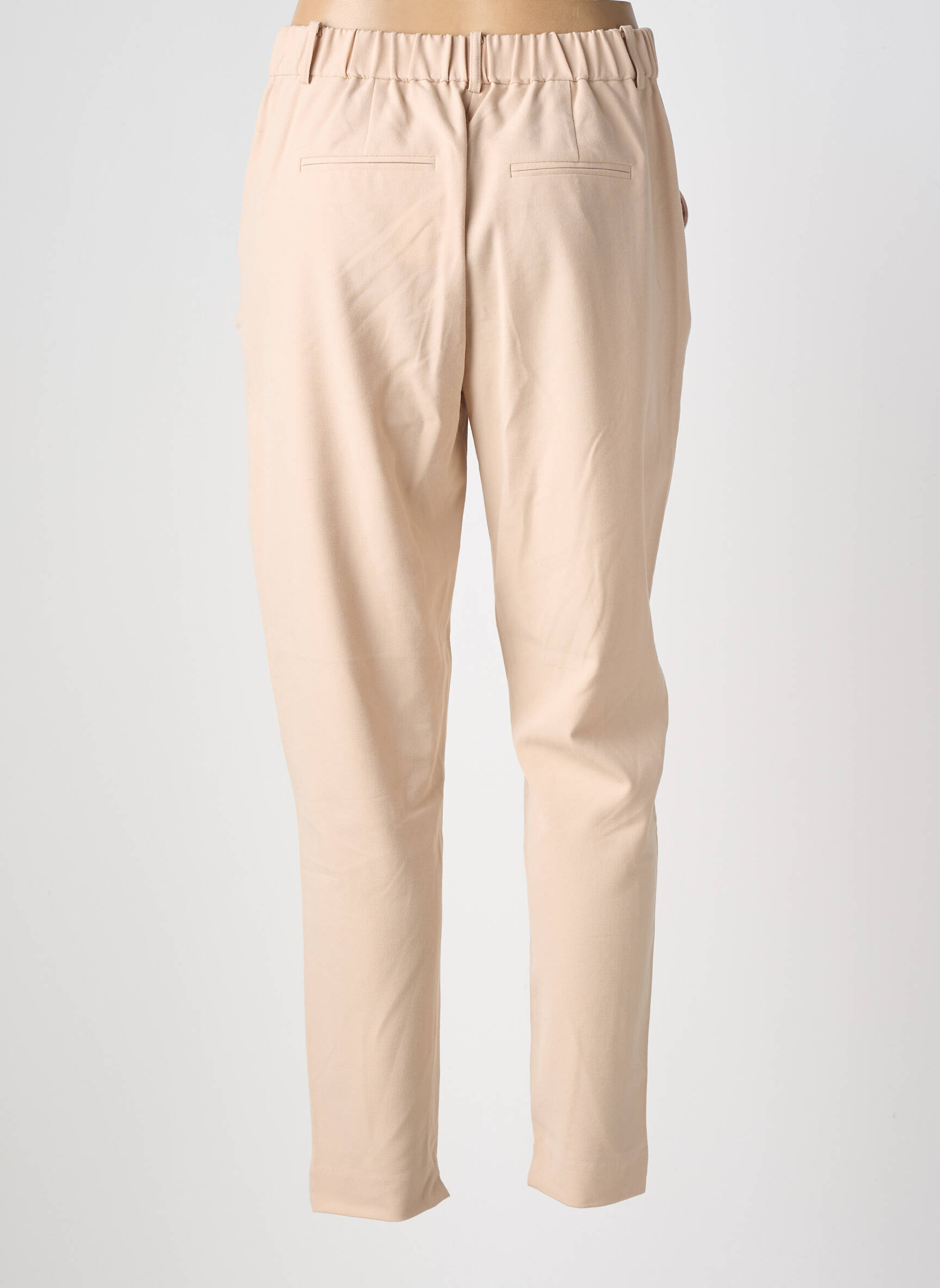 Pantalon drept elasticitate mărime normală bej B.YOUNG femeie