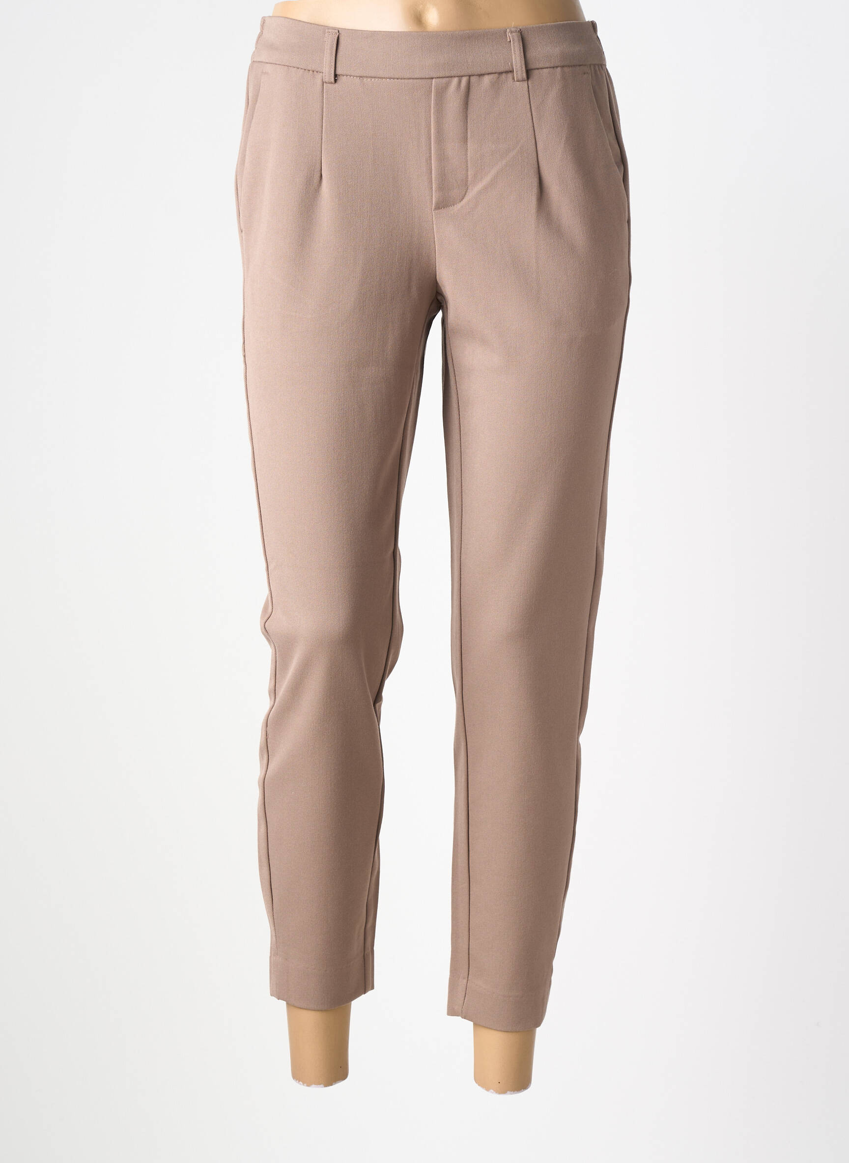 Pantalon 7/8 elasticitate mărime normală maro OBJECT femeie