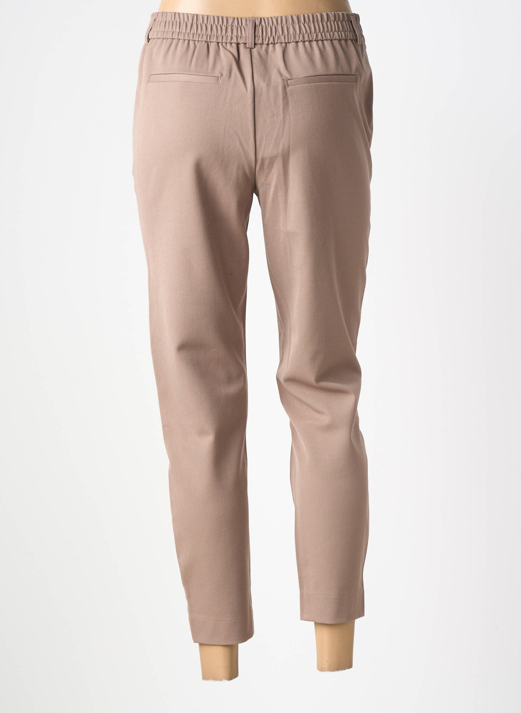 Pantalon 7/8 elasticitate mărime normală maro OBJECT femeie