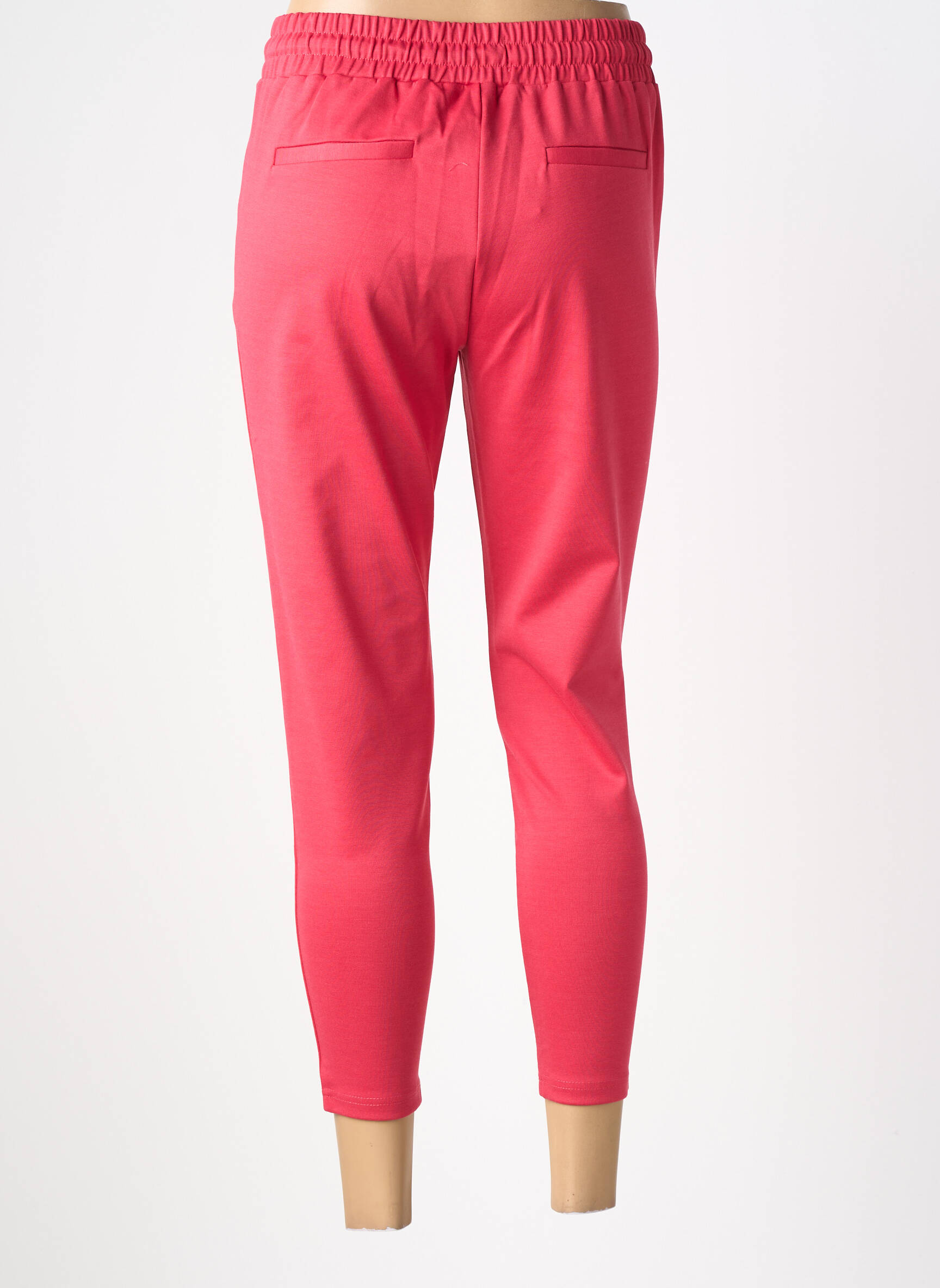 Pantalon 7/8 elasticitate mărime normală roz ICHI femeie
