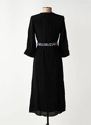 Rochie midi mâneci lungi mâneci lungi negru VERO MODA femeie