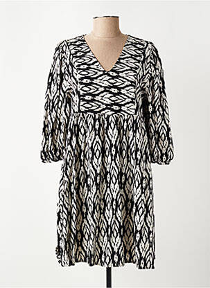 Rochie midi mâneci 3/4 mâneci 3/4 negru VERO MODA femeie