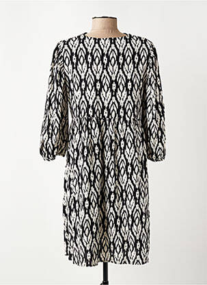 Rochie midi mâneci 3/4 mâneci 3/4 negru VERO MODA femeie