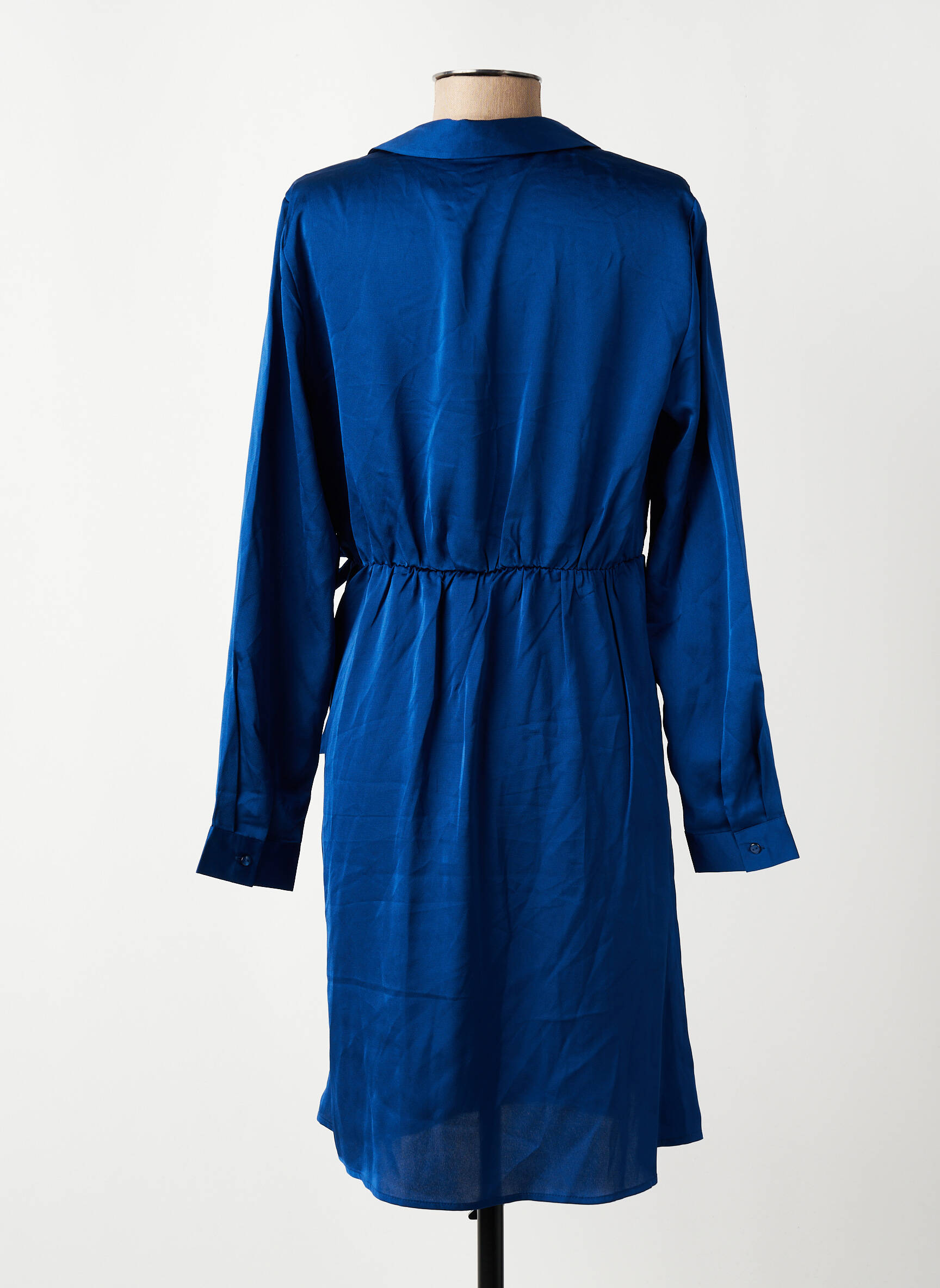 Rochie midi mâneci lungi mâneci lungi albastru VERO MODA femeie