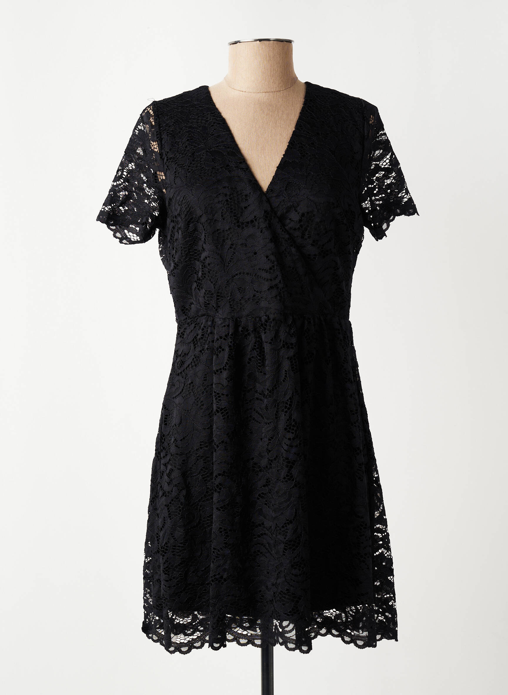 Rochie scurtă mâneci scurte mâneci scurte negru VERO MODA femeie