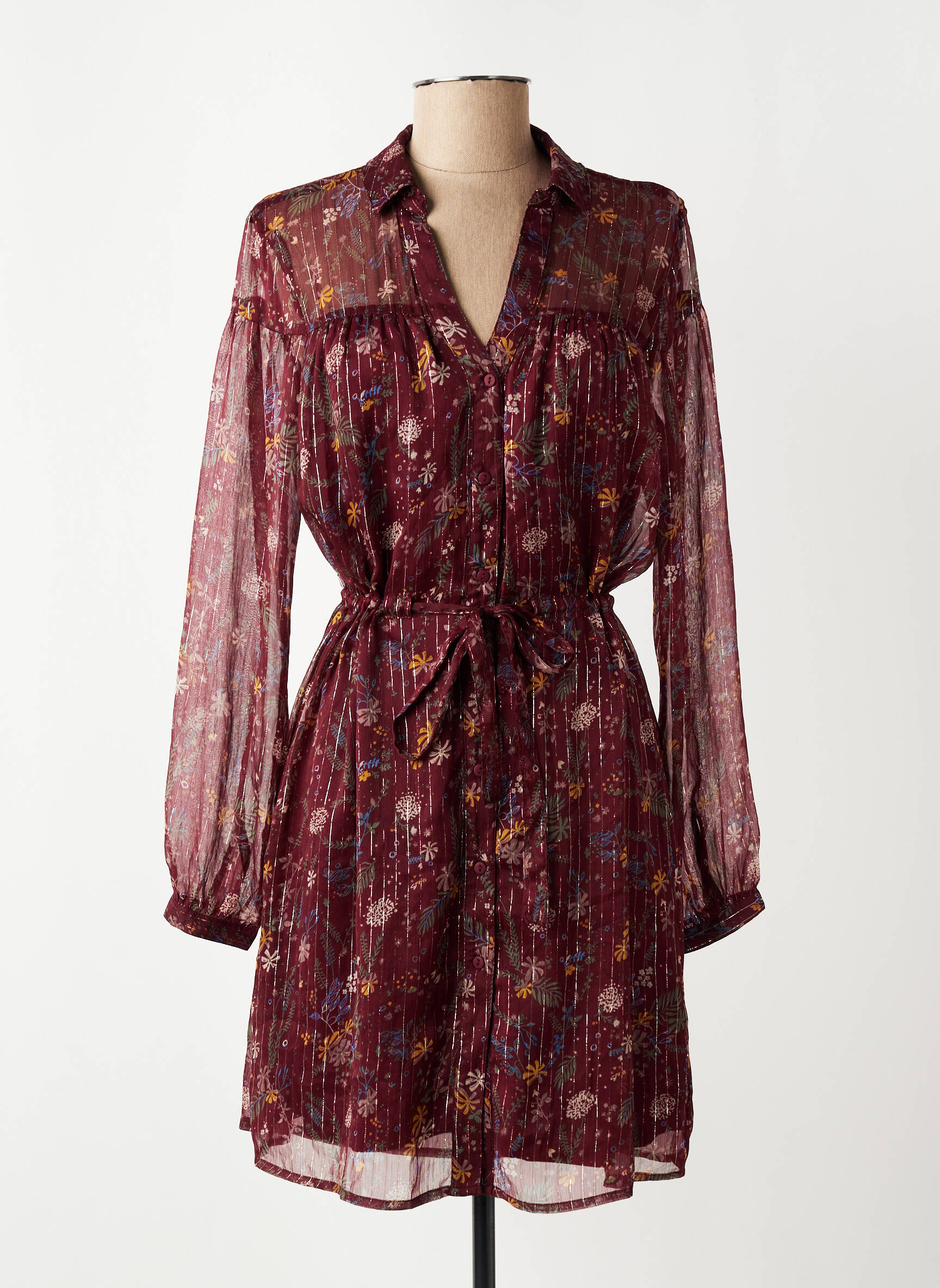 Rochie scurtă mâneci lungi mâneci lungi violet VERO MODA femeie
