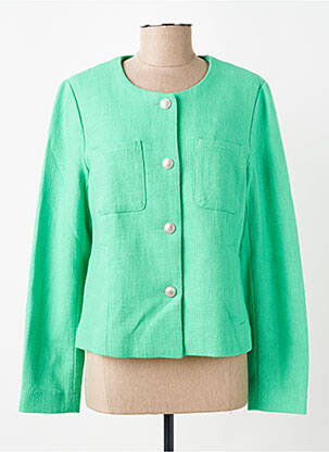 Jachete elegante buzunare verde C'EST BEAU LA VIE femeie