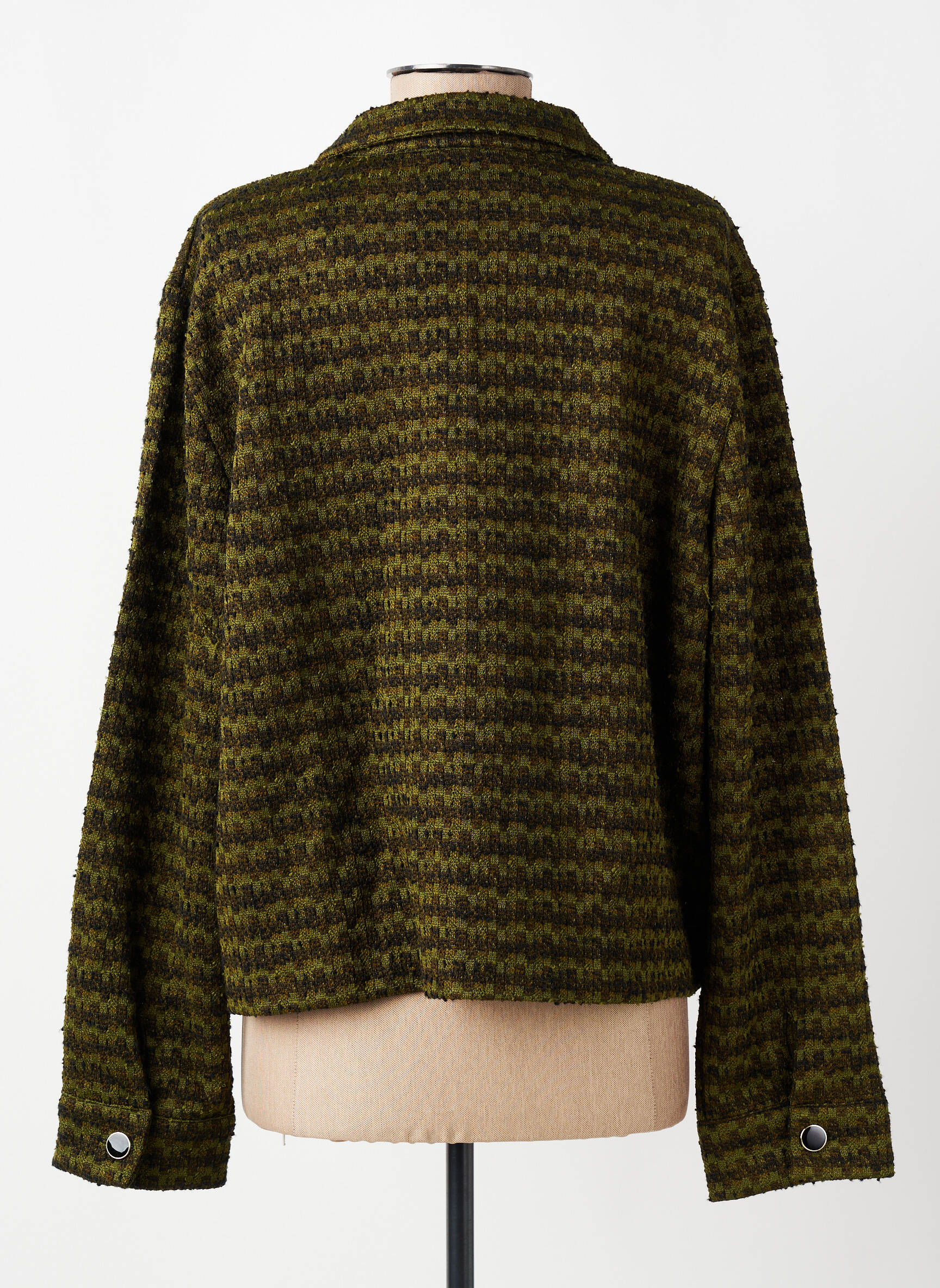 Jachete casual buzunare verde ICHI femeie