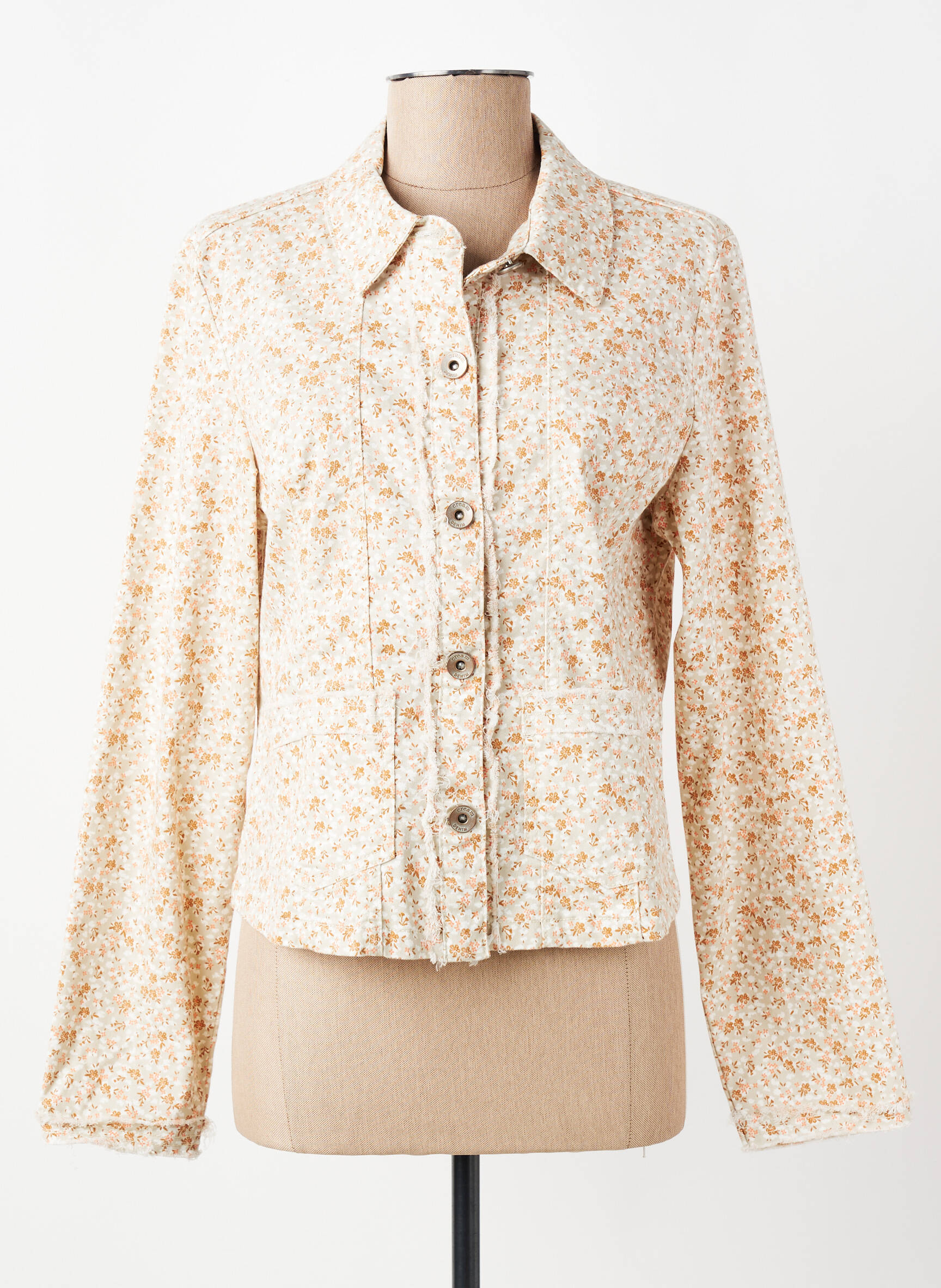 Jachete casual buzunare bej CREAM femeie