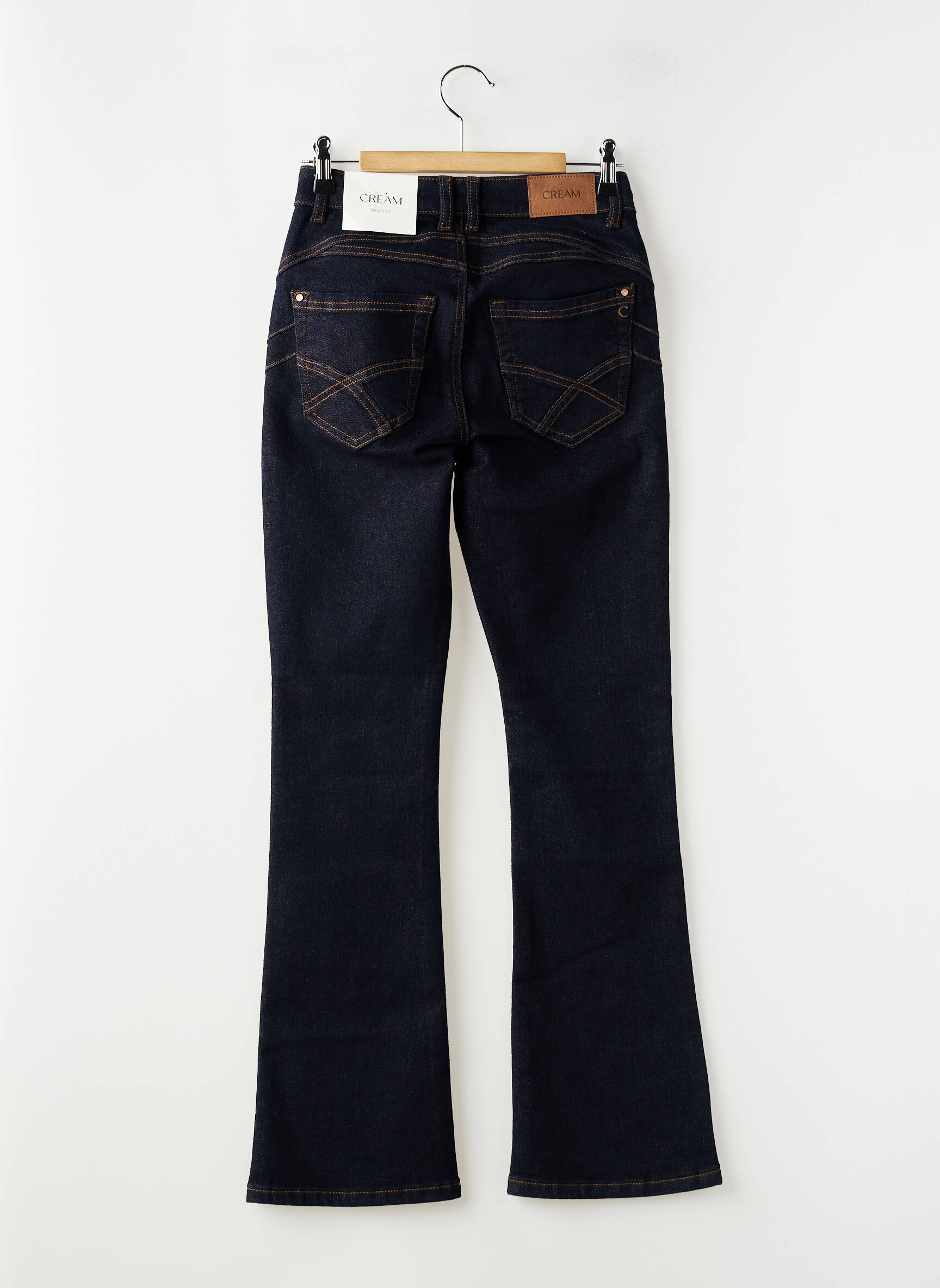 Blugi bootcut talie înaltă talie înaltă albastru CREAM femeie