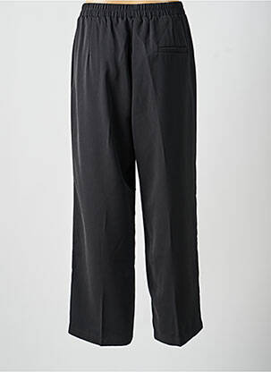Pantalon larg țesătură crep mărime normală negru GRACE & MILA femeie