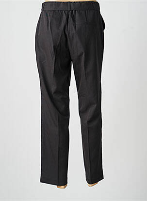 Pantalon drept talie cu cleme mărime normală negru CREAM femeie