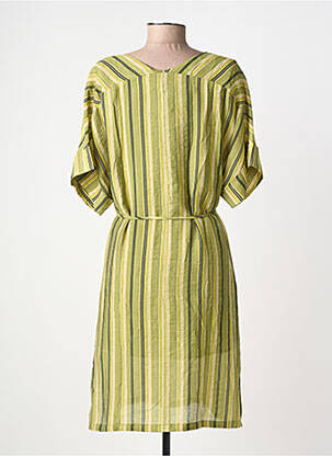 Rochie midi mâneci scurte mâneci scurte verde SURKANA femeie