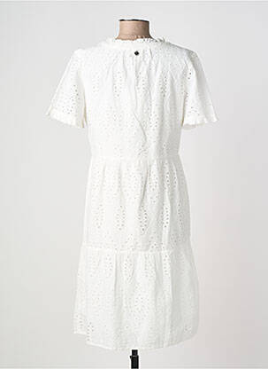 Rochie midi mâneci scurte mâneci scurte alb STREET ONE femeie