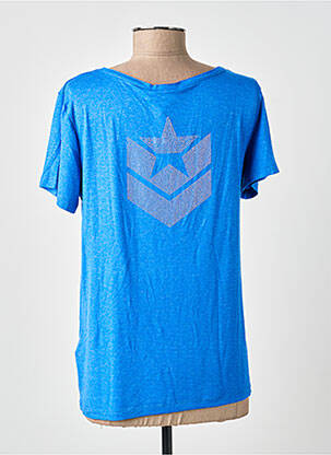 Tricou croială dreaptă mâneci scurte albastru FREEMAN T.PORTER femeie