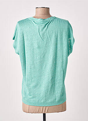 Tricou croială dreaptă mâneci scurte verde WHITE STUFF femeie