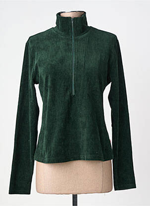 Hanorac elasticitate mâneci lungi verde BLUTSGESCHWISTER femeie