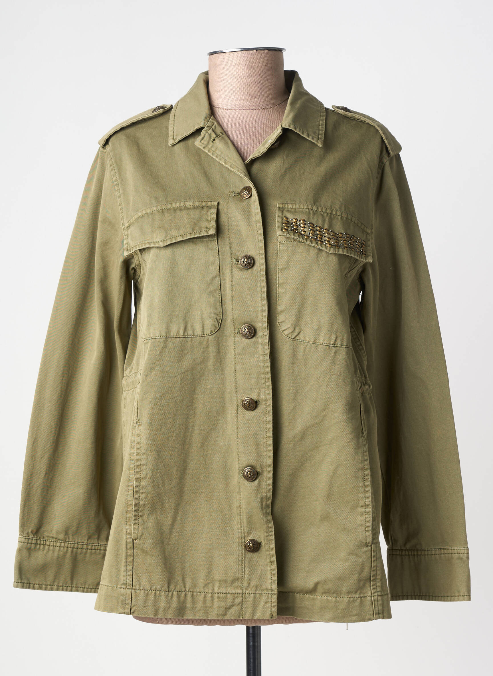 Jachete casual buzunare verde FREEMAN T.PORTER femeie