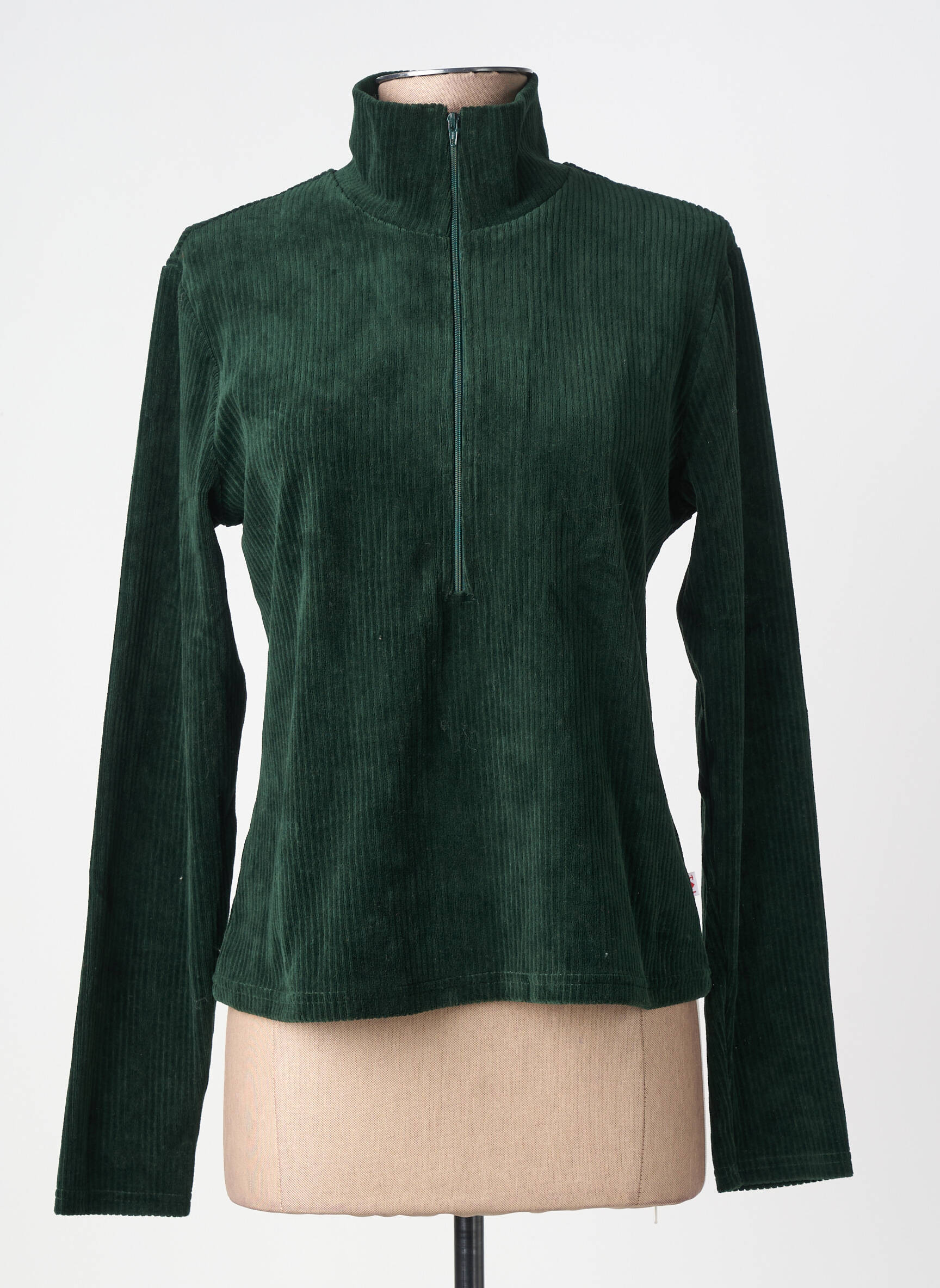 Hanorac elasticitate mâneci lungi verde BLUTSGESCHWISTER femeie