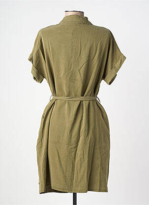 Rochie midi mâneci scurte mâneci scurte verde FREEMAN T.PORTER femeie