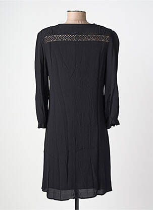 Rochie midi croială fluidă mâneci lungi negru FREEMAN T.PORTER femeie
