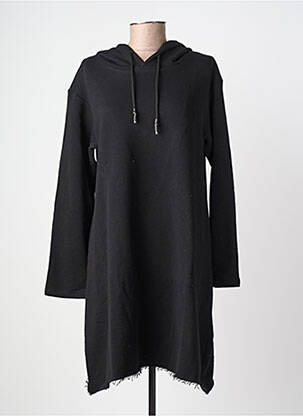 Rochie pulover croială dreaptă mâneci lungi negru BSB femeie