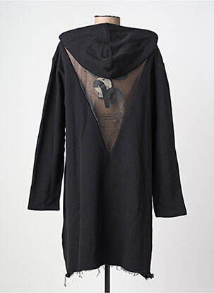 Rochie pulover croială dreaptă mâneci lungi negru BSB femeie
