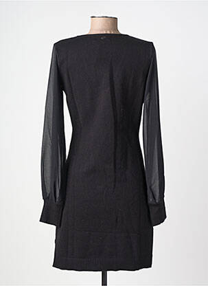 Rochie pulover guler în v mâneci lungi negru FREEMAN T.PORTER femeie