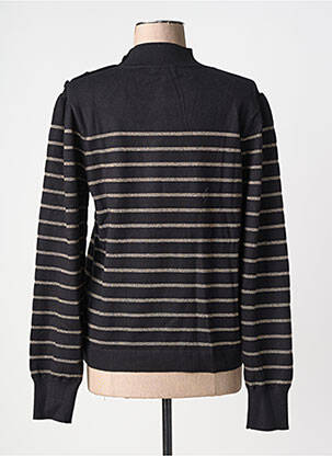 Pulover elasticitate mâneci lungi negru FREEMAN T.PORTER femeie