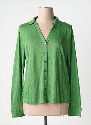 Tricou mâneci lungi mâneci lungi verde WHITE STUFF femeie