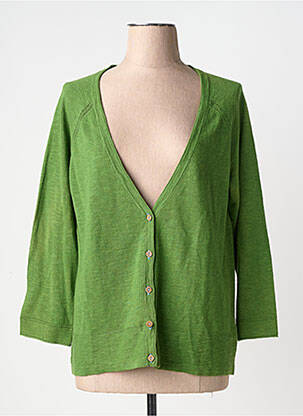 Vestă cu mâneci lungi mâneci 3/4 verde WHITE STUFF femeie