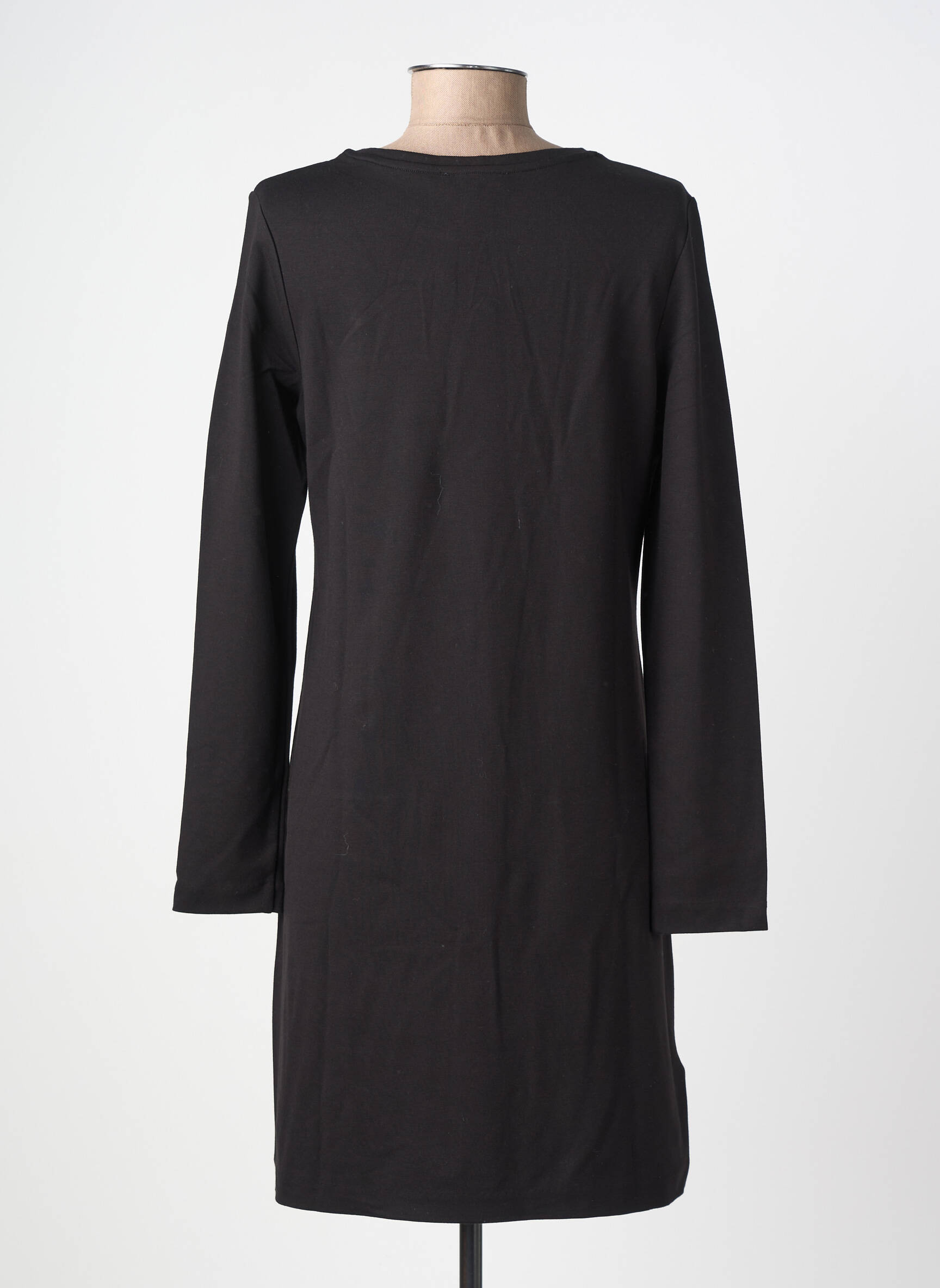 Rochie midi mâneci scurte mâneci scurte negru SURKANA femeie