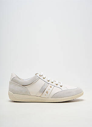 Adidași material neted toc plat până la 3 cm alb GEOX femeie