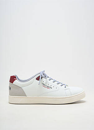 Adidași material neted vârf rotund alb TEDDY SMITH bărbat