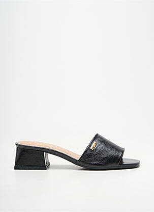 Mulete/saboți material neted toc de 4 la 6 cm negru LPB LES PETITES BOMBES  femeie