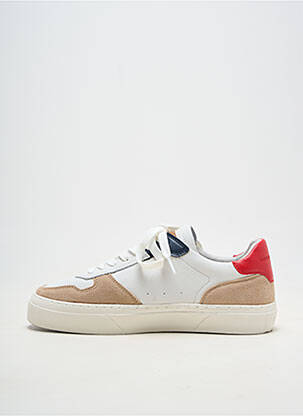 Adidași material neted vârf rotund alb PEPE JEANS bărbat