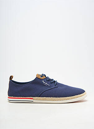 Adidași vârf rotund vârf rotund albastru PEPE JEANS bărbat