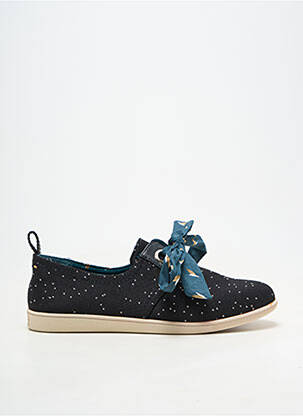 Adidași material neted toc plat până la 3 cm negru ARMISTICE femeie