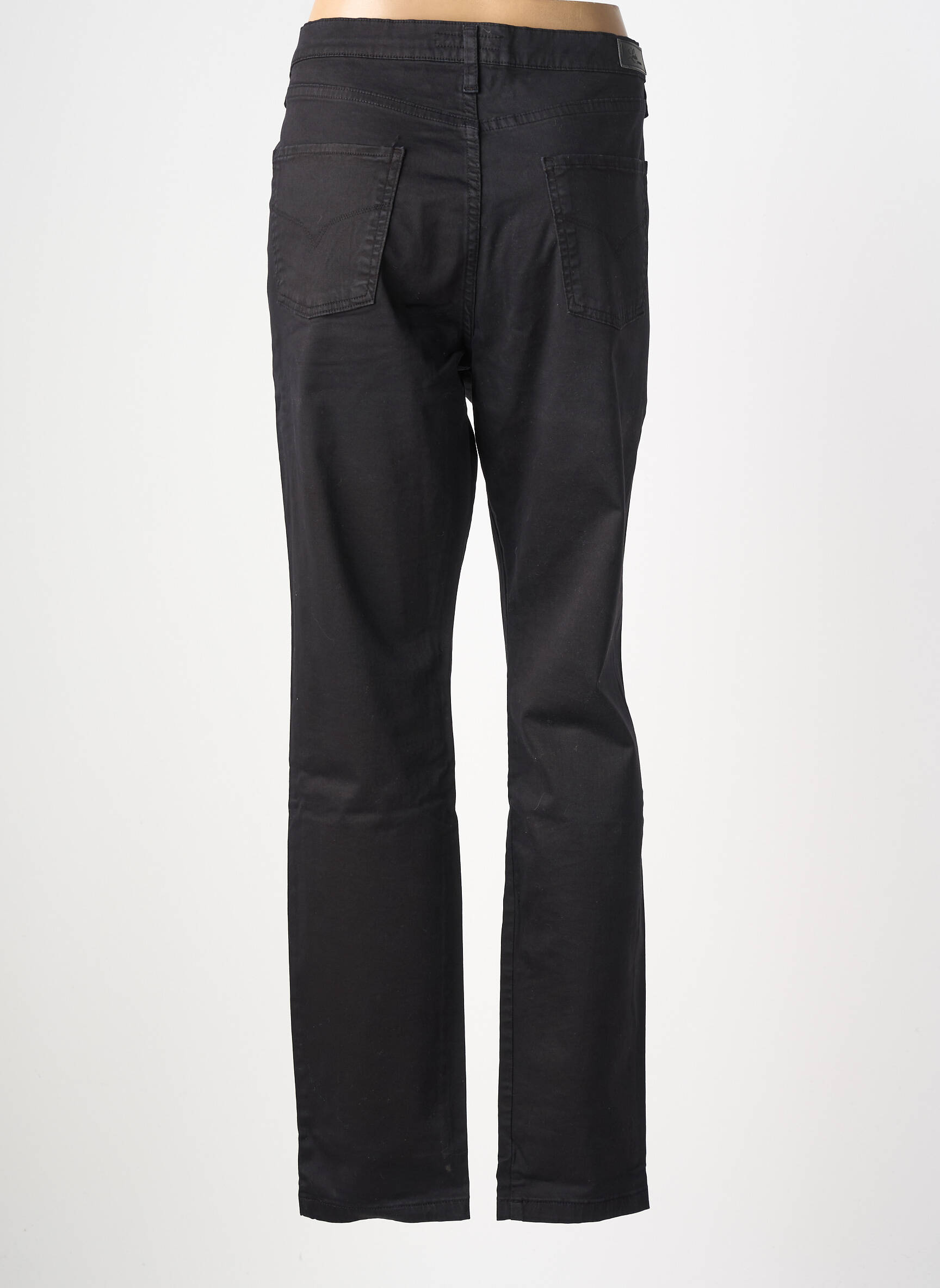 Pantalon drept elasticitate mărime normală negru LCDN femeie