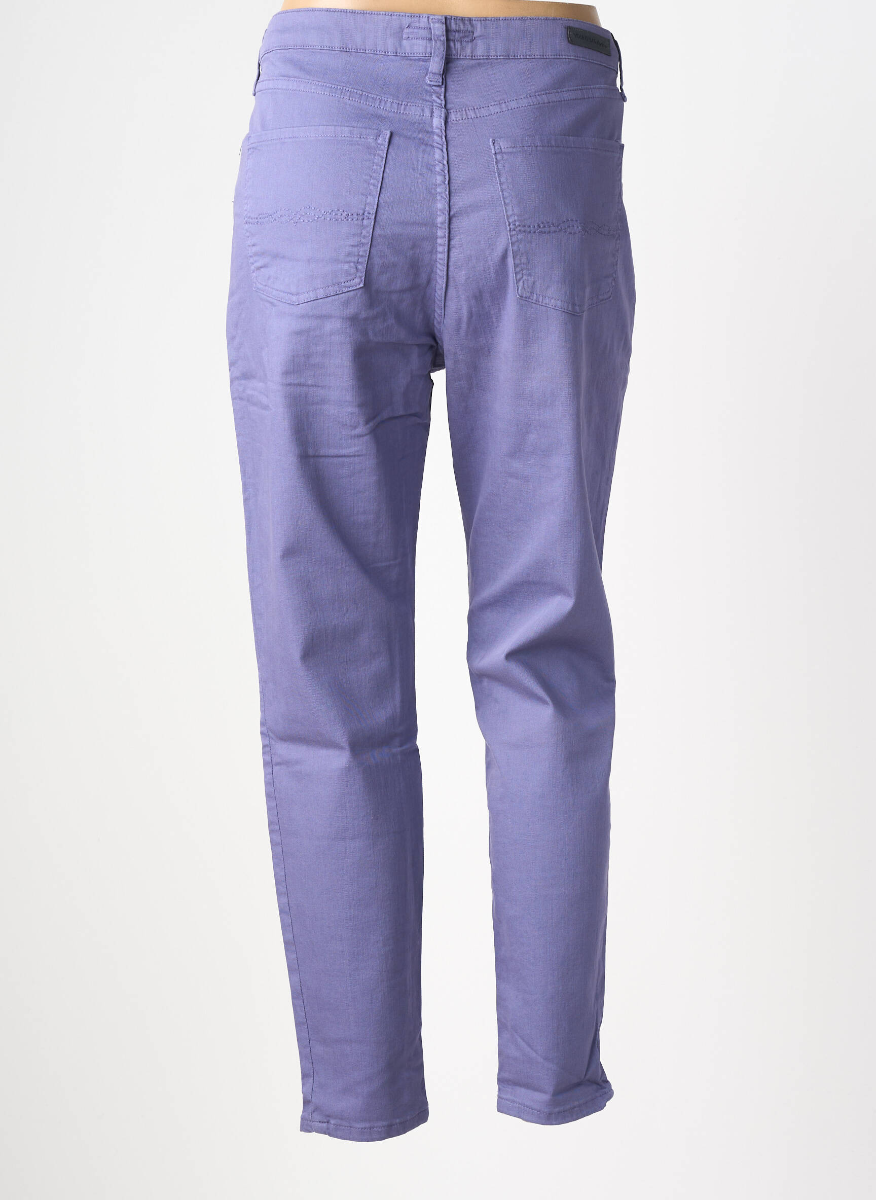 Pantalon drept elasticitate mărime normală violet LCDN femeie