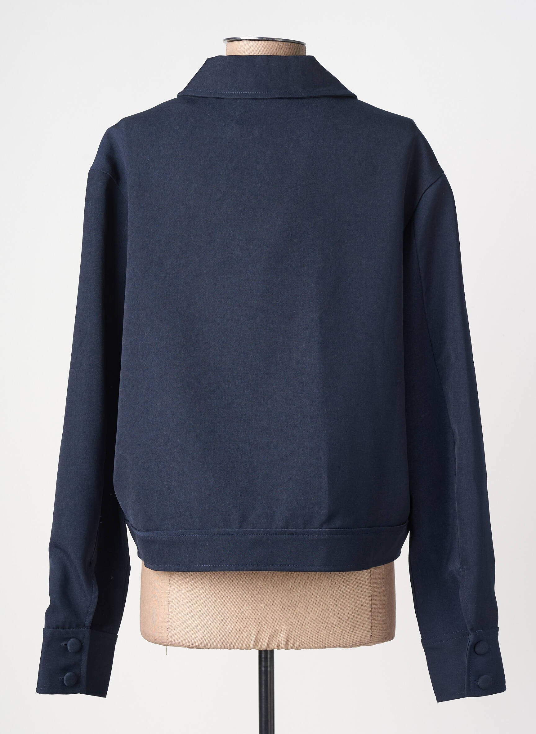 Jachete casual finisaj interior dublat albastru UNIKA femeie