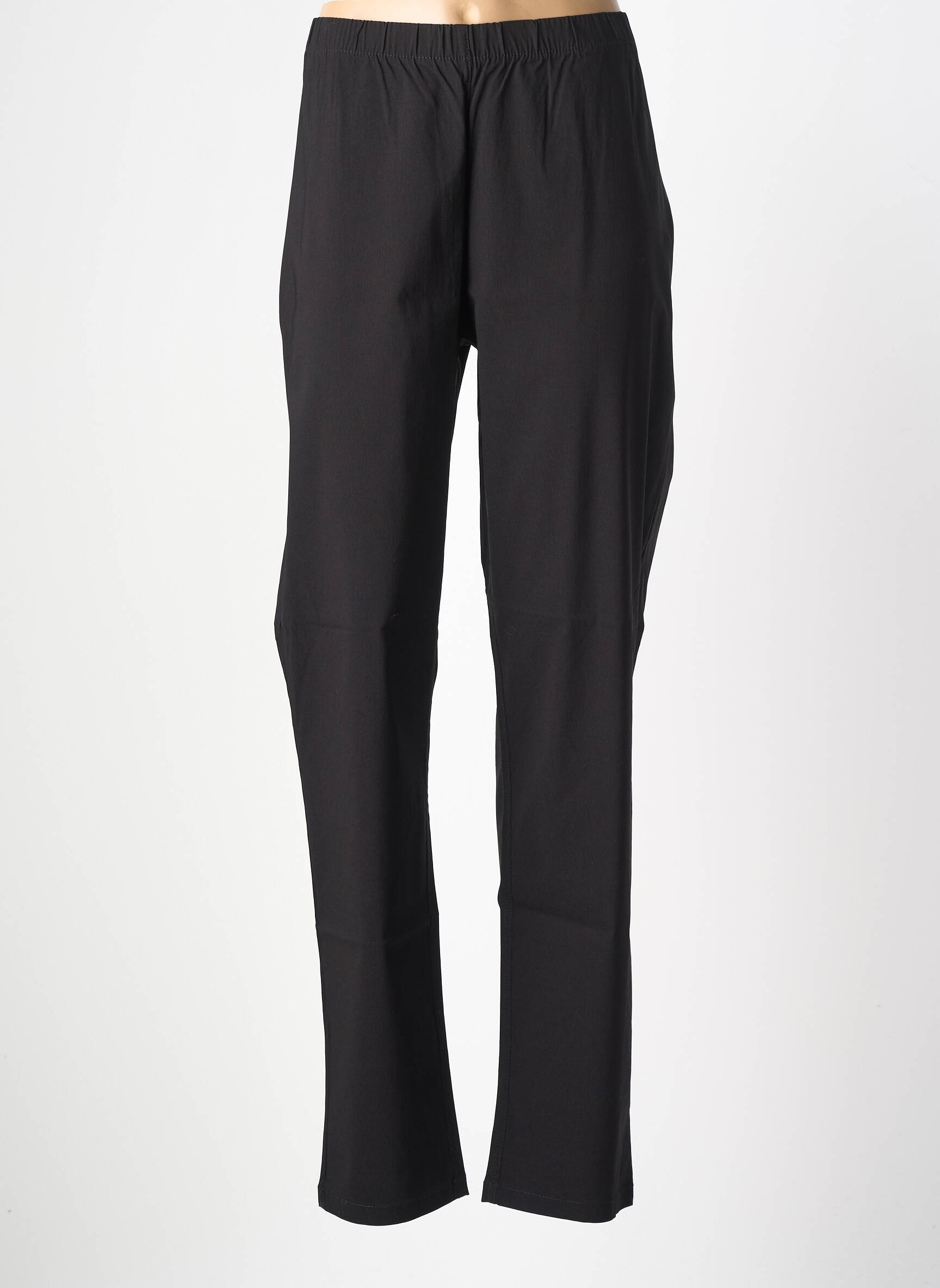 Pantalon drept elasticitate mărime normală negru CISO femeie