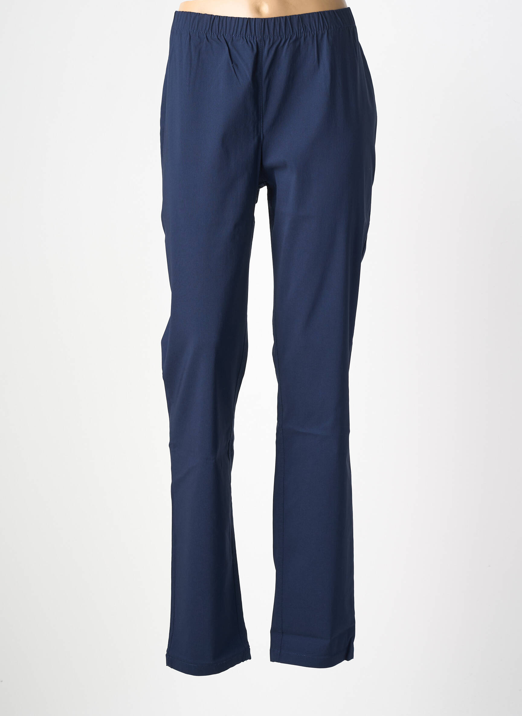 Pantalon drept elasticitate mărime normală albastru CISO femeie