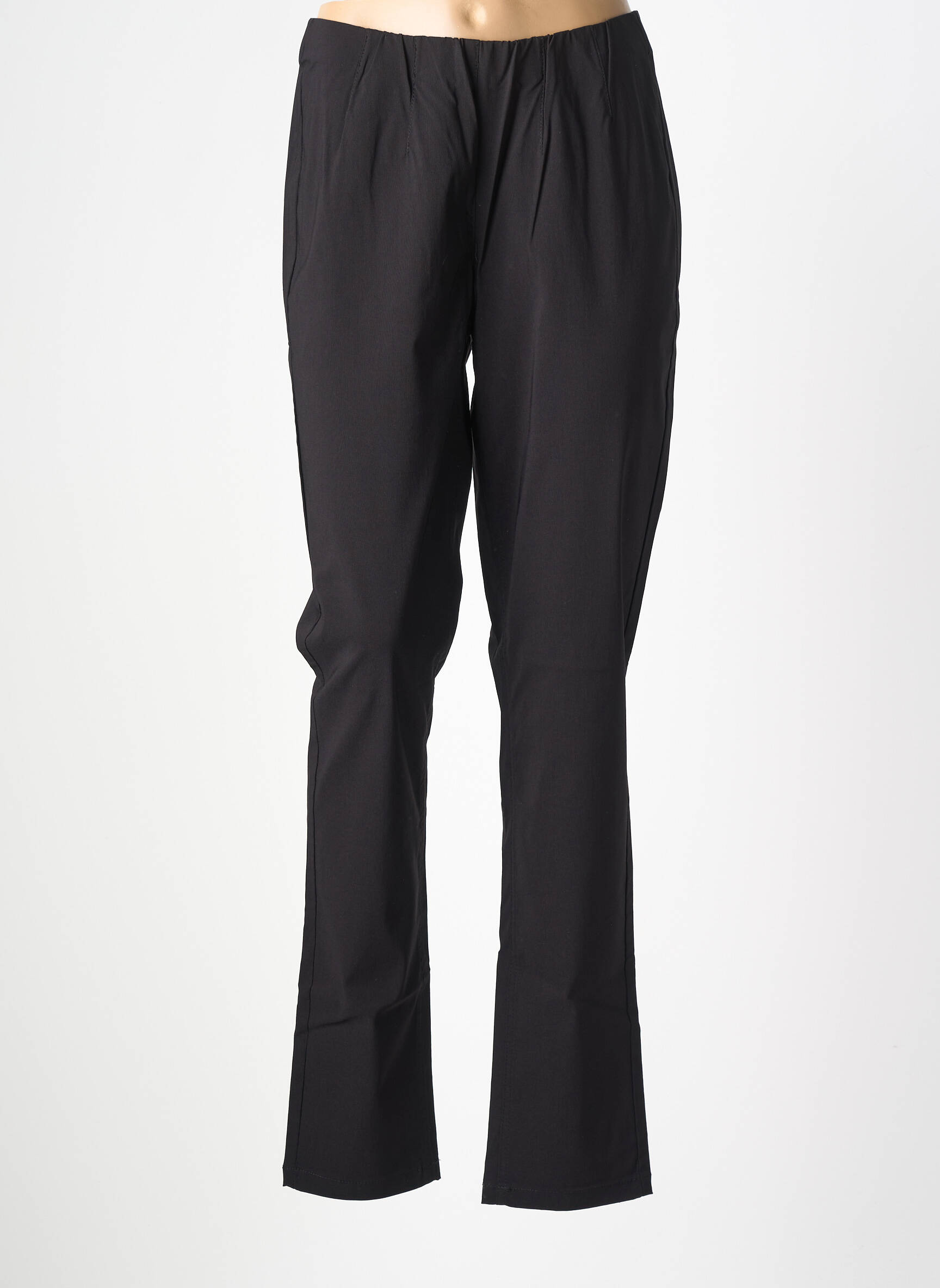 Pantalon drept elasticitate mărime normală negru CISO femeie