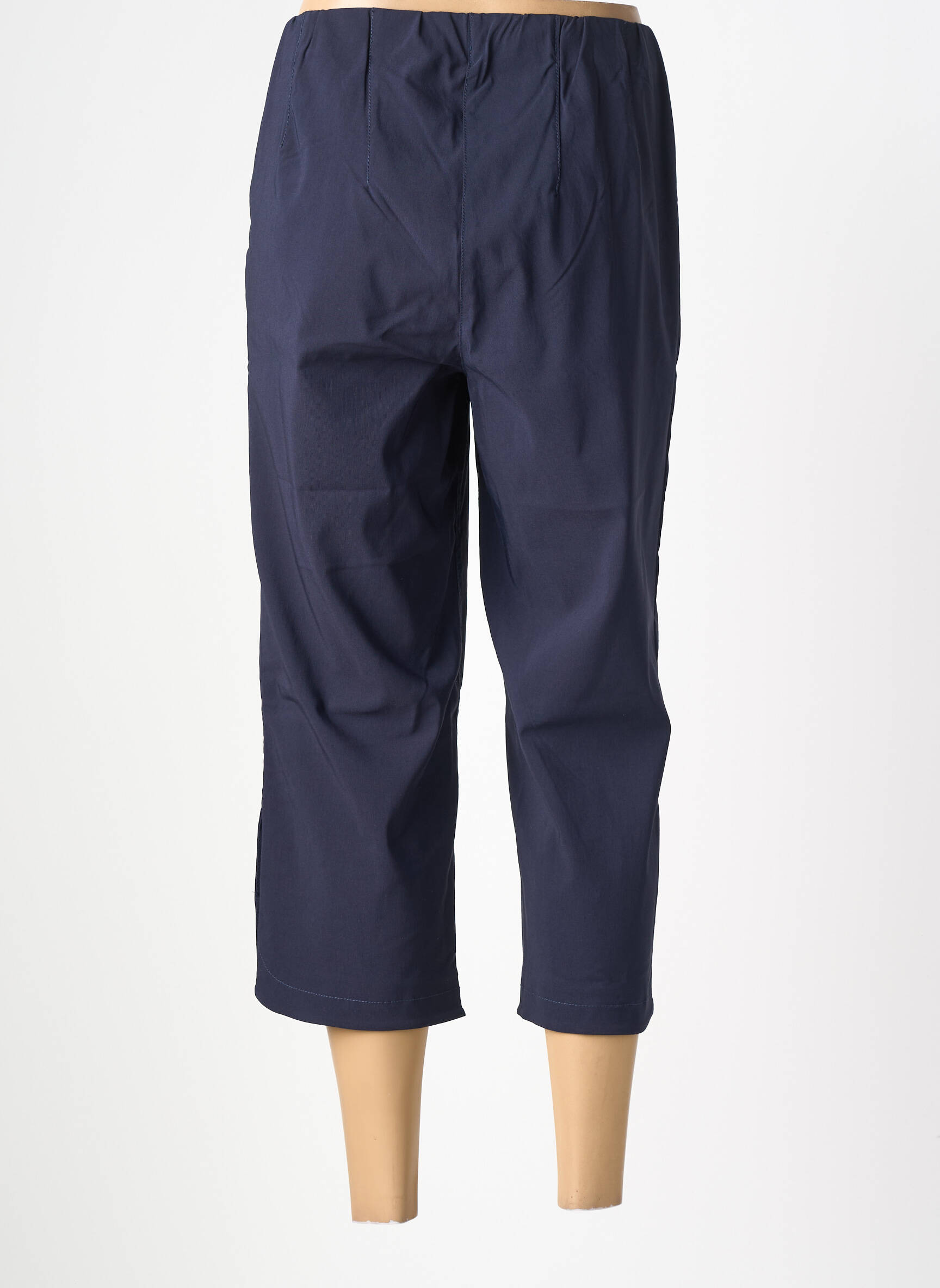 Pantalon trei sferturi elasticitate mărime normală albastru CISO femeie
