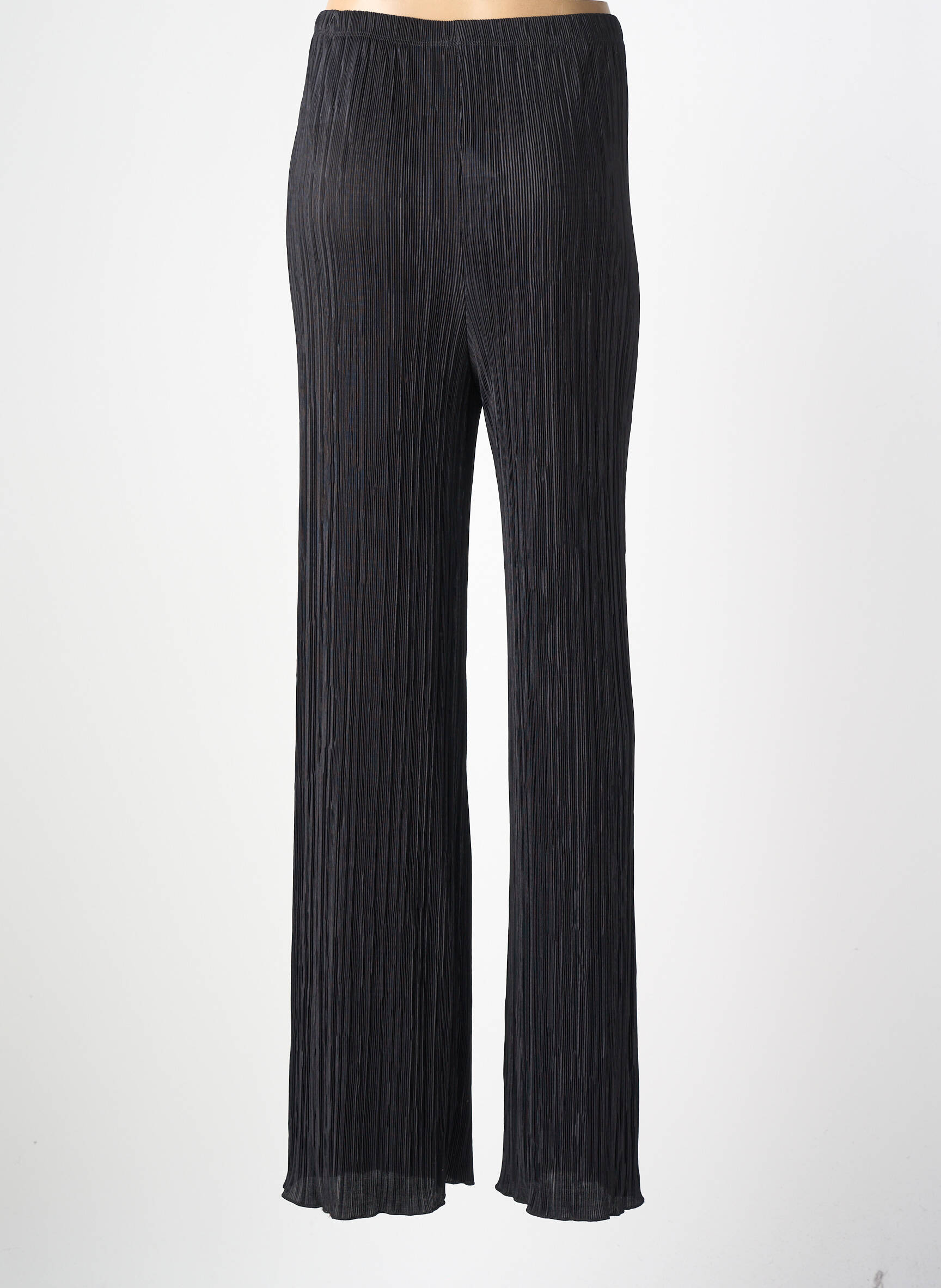 Pantalon drept țesătură crep mărime normală negru SPG WOMAN femeie