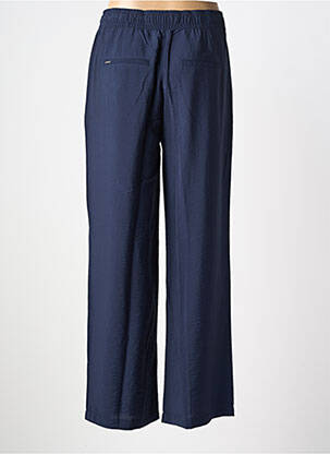 Pantalon drept talie elastică albastru STREET ONE femeie